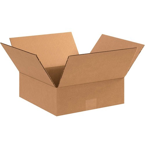 SERVANTS 12X12X4RSCBOX Shipping Box, Single Wall Rsc, 12 in Overall Length, 12 in Overall Width, 4 in Overall Depth