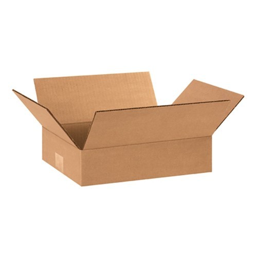 SERVANTS 12X8X4RSC Corrugated Box, 12 in Overall Length, 8 in Overall Width, 4 in Overall Depth