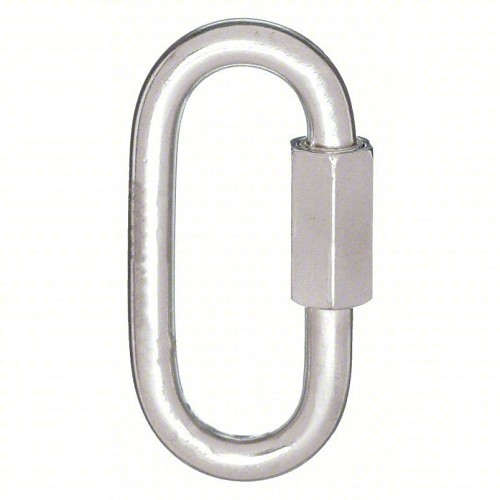 Rapid Quick Link, 1/4 in Chain, Steel, Zinc Plated