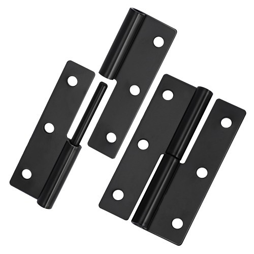 Door Hinge, Lift-Off, 10 lb Capacity, Black