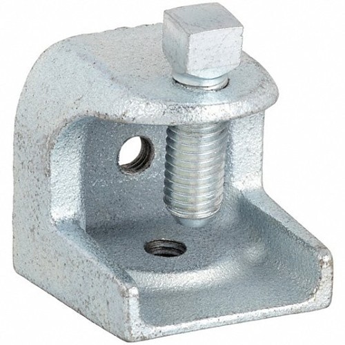 Empire 62SS0025 Pipe Beam Clamp, 1/4 in Rod, 304 Stainless Steel