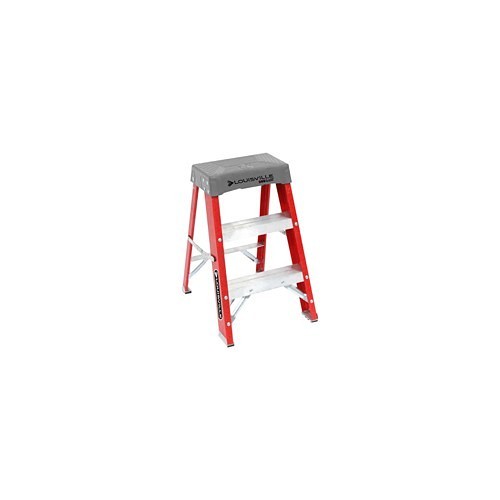 Step Ladder, 2 ft Ladder Height, Fiberglass