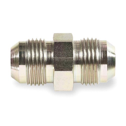 Male Straight Union, 1/4 in Nominal, Flare x Flare, 316 Stainless Steel