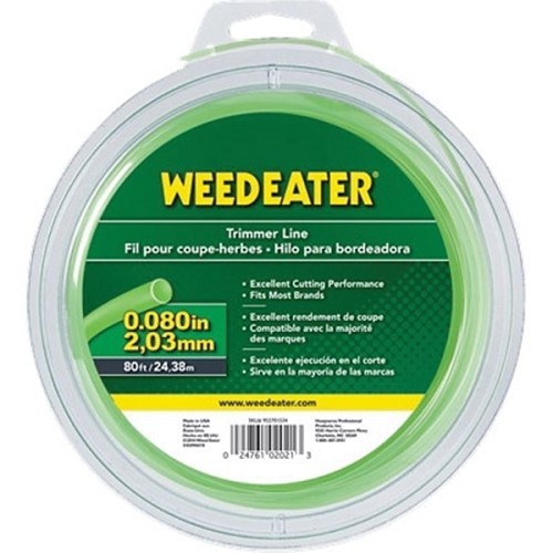 Weed Eater 6239081 Trimmer Line, Specifications: 0.08 in X 80 ft