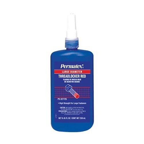 ITW Polymers Adhesives 68622627125 Threadlocker, 250 mL, Bottle, Red