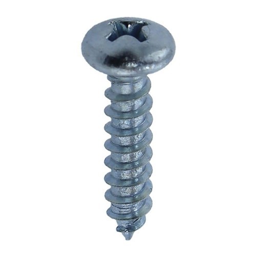 Kanebridge 2N37TRXPZ Sheet Metal Screw, Imperial, #2-28, 3/8 in Overall Length, Pan Head, Phillips Drive, Zinc Plated