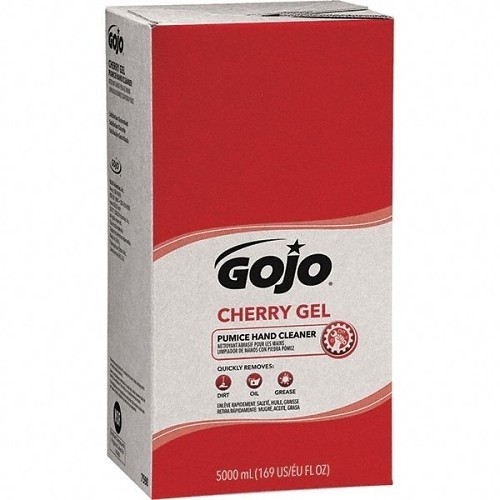 Cherry Gel Pumice Hand Cleaner, 5000 mL Nominal Capacity, Bag-in-Box