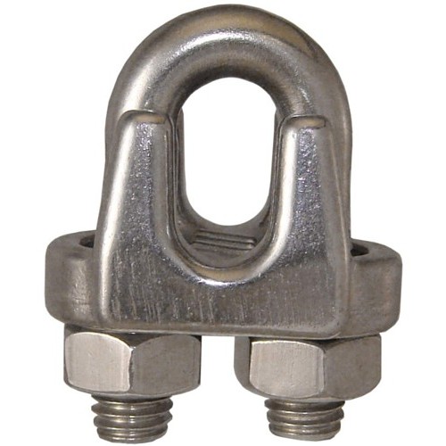Wire Rope Clip, 5/16, 18-8 Stainless Steel