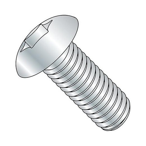 Kanebridge 3724MTT Machine Screw, Metric, 3/8-16 in, Torx Truss, Zinc Plated, 6 Lobe Point Drive