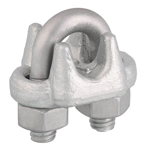 Wire Rope Clip, 3/8, Drop Forged