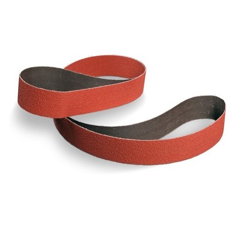 3M™ Cubitron™ II 051141-27462 Coated Abrasive Belt, 4 in Belt Width, 132 in Belt Length, 36 Grit, Very Coarse Grade, Ceramic Precision-Shaped Grain Abrasive, Polyester Backing