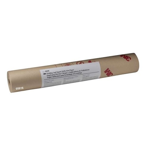 3M™ 05916 Welding and Spark Deflection Paper, 150 ft Length, 24 in Width, Brown