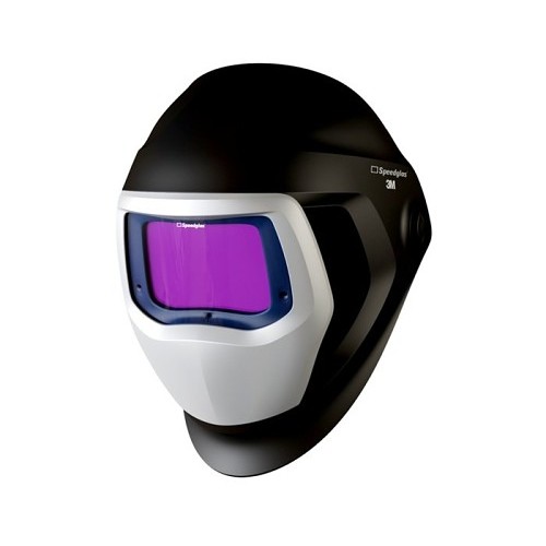 3M™ SPEEDGLAS™ 06-0100-30SW Welding Helmet, 5, 8-13 Lens Shade, Black/Silver, 4.2 in WD x 2.8 in HT Viewing Area, Nylon, Battery