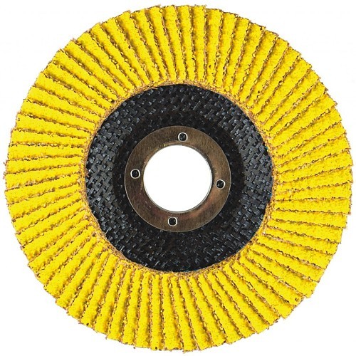 3M™ 10823AF Fiberglass Flap Disc, 4-1/2 in Disc Dia, 7/8 in Center Hole, 36 Grit, Ceramic Abrasive, Closed Disc