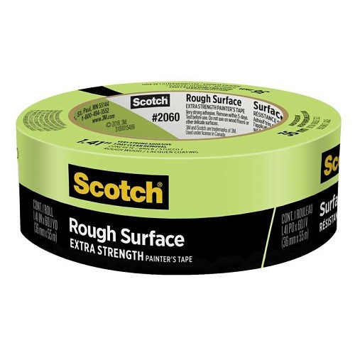 3M™ 2060-36AP Masking Tape, 60 yd Length, 1.41 in Width, 6 mil Thickness, Green