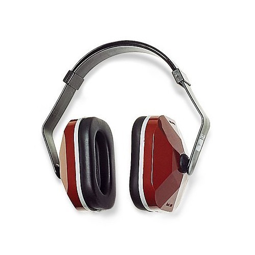 3M™ E-A-R™ 330-3001 Ear Muff, 20 dB Noise Reduction Rating, Black/Maroon, head Band Position