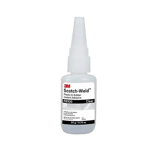 3M™ Scotch-Weld™ 3MPR100 Instant Adhesive, 20 g, Clear, 24 hr Curing