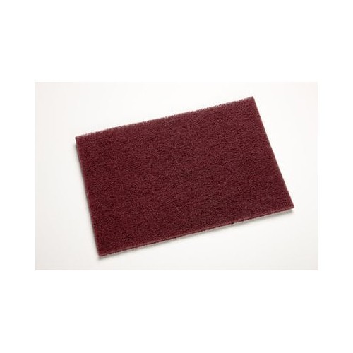 3M™ Scotch-Brite™ 7000000728 Hand Pad, 9 in Length, 6 in Width/Diameter, Very Fine Grade, Aluminum Oxide Abrasive