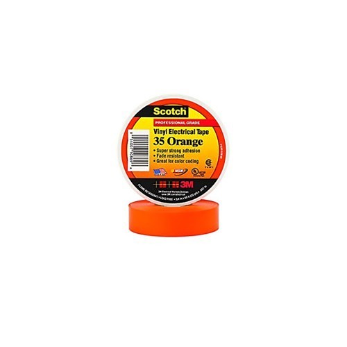 3M™ 7000031581 Filament Tape, 66 ft Length, 3/4 in Width, 7 mil Thickness, Orange