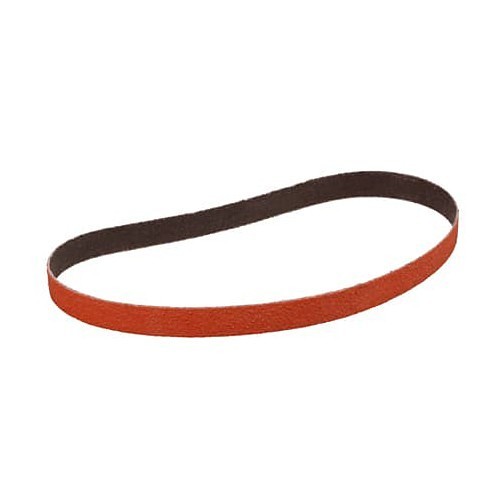 3M™ 7000118391 Cloth Belt, 1/4 in Belt Width, 18 in Belt Length, 60 Grit, 777F Grade, Ceramic/Aluminum Oxide Abrasive