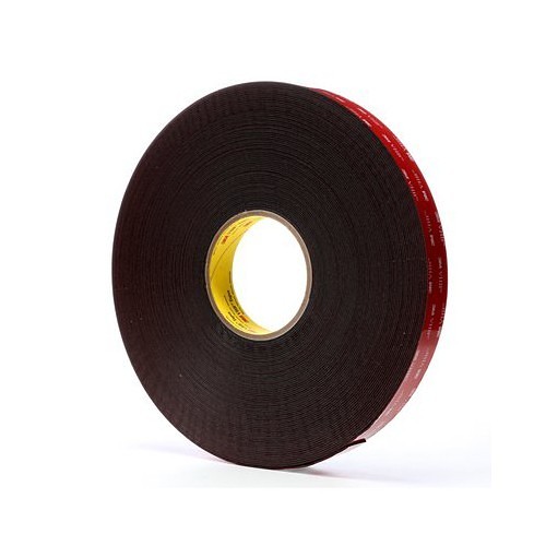 3M™ 7100000201 Foam Tape, 36 yd Length, 1.6 in Width, Acrylic Adhesive, Black