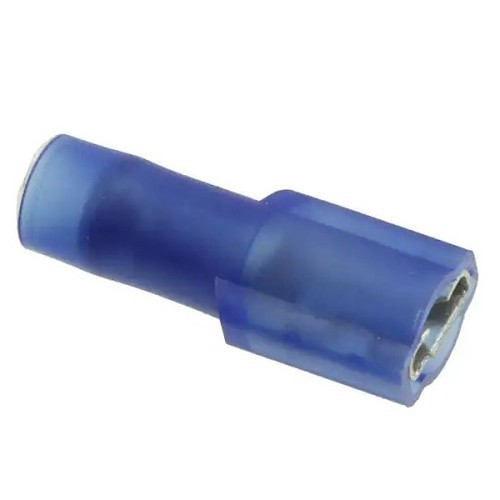 3M™ 72F-110-20-NB Female Disconnect Terminal, 16-14 AWG Conductor, Butted Barrel, Nylon, Blue, Yes