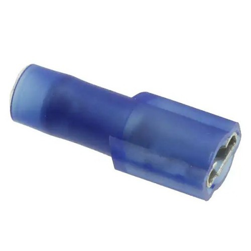 3M™ 72F-187-20-NB Female Disconnect Terminal, 16-14 AWG Conductor, Butted Barrel, Nylon, Blue, Yes