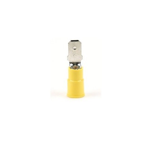 3M™ 73M-250-32-P Female Disconnect Terminal, 12-10 AWG Conductor, Butted Barrel, Nylon, Yellow, Yes