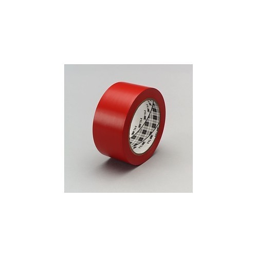 3M™ 764 Vinyl Tape, 36 yd Length, 2 in Width, 5 mil Thickness, rubber Adhesive, PVC Backing, Red