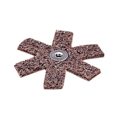 3M Scotch-Brite™ 048011-13372 Abrasive Sanding Star, 3 in Star Dia, Coarse Grade, Aluminum Oxide Abrasive