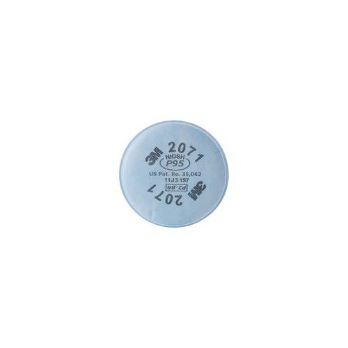 3M 142-2071 Particulate Filter, Series: 2000, For Use With: 3m™ Adapter 502, 3m™ Cartridges 6000 Series, Reusable Respirators, P95, 95% Filter Efficiency, Bayonet, Blue
