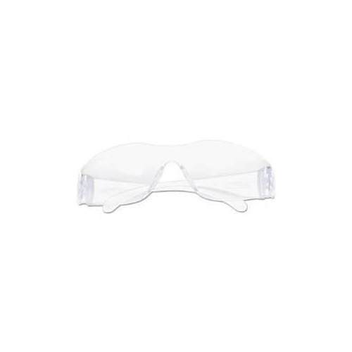 3M 247-11228-00000-100 Safety Eyewear, Uncoated Lens Coating, Clear Lens, Polycarbonate Lens, Yes UV Protection, Universal, Clear Frame