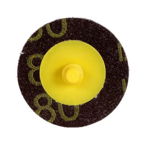 3M Roloc™ 3M361F Quick-Change Disc, 2 in Disc Dia, 80 Grit, Aluminum Oxide Abrasive, Type TR Attachment