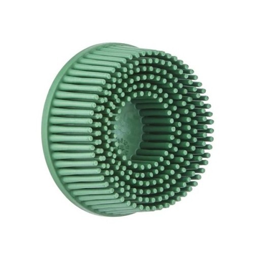 3M Scotch-Brite™ Roloc™ 3M7000000742 Bristle Disc, 2 in Brush Dia, 5/8-11 Center Hole, Ceramic Fill