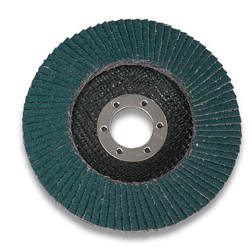 3M 7000119058 Flap Disc, 4-1/2 in Disc Dia, 0.87 in Center Hole, 80 Grit, Medium Grade, Zirconia Alumina Abrasive, Type 29 Disc