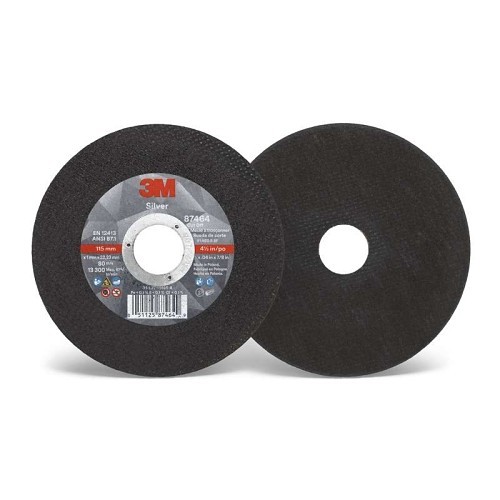 3M 7100139226 Cut-Off Wheel, 4-1/2 in Wheel Dia, 0.4 in Wheel Thickness, 7/8 in Center Hole, 60 Grit, Precision Shaped Ceramic Abrasive