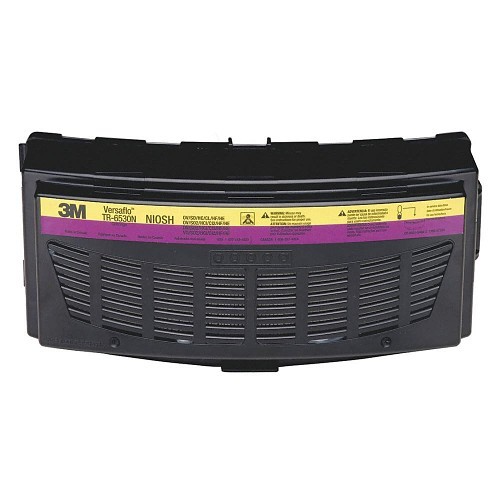 3M Versaflo™ TR6530N Cartridge, For Use With: Tr-600 Series Powered Air Purifying Respirators, Magenta/Yellow