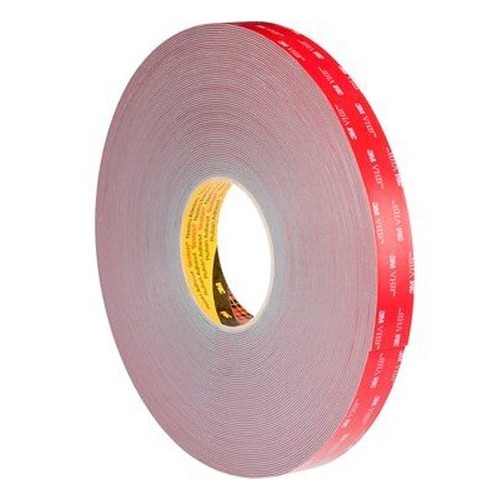 3M™ VHB™ GPH-110GF Foam Tape, 32.91 m Length, 12.7 mm, 19.05 mm, 25.4 mm Width, Acrylic Adhesive