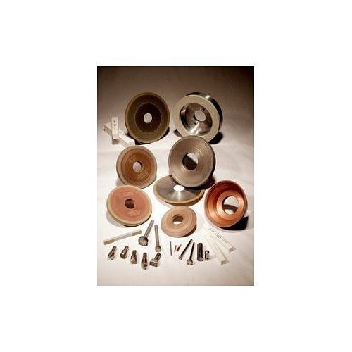 3M™ MMMRBDW34032 Diamond Grinding Wheel, 3-3/4 in Wheel Dia, 1-1/2 in Wheel Thickness, 1-1/4 in Center Hole, 180 Grit