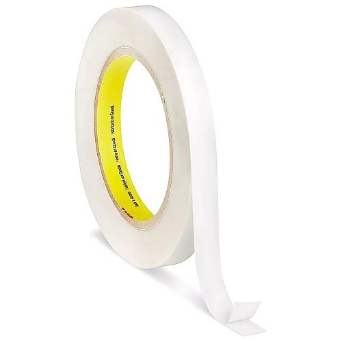 3M™ S-7185 Double-Sided Tape, 36 yd Length, 1/2 in Width, 4 mil Thickness, White