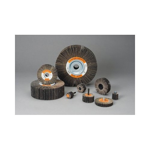 3M™ Standard Abrasives™ 7000122178 Flap Wheel, 1 in Wheel Diameter, 1 in Face Width, 0.25 in Shank Diameter, 60 Grit, Aluminum Oxide Abrasive