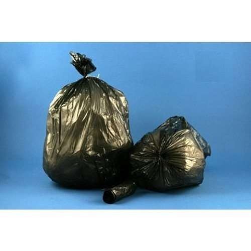 Garbage Bag, 56 gal, 47 in Length, 43 in Width, LDPE, Black