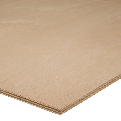 Untreated Plywood, 8 ft Length, 4 ft Width, 3/4 in Height