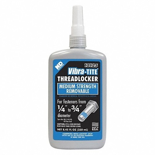 ITW Polymers Adhesives 230-24225 Threadlocker, 250 mL, Bottle, Blue