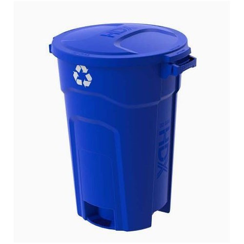 HDX 5005894 Recycling Containers, 32 gal, Blue