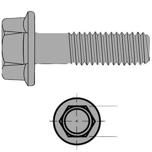 Binbolts 50C150BBW/NUT Bin Bolt, 1/2-13, 8.2 Grade