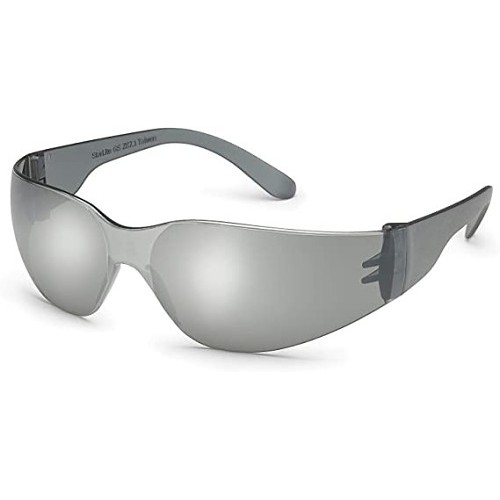 Safety Glasses, Clear 2.0 Lens, Black Frame