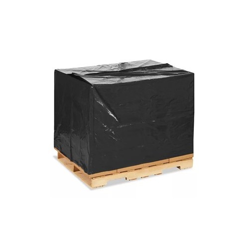 S-12524 UVI Pallet Cover, 3 mil Thickness, Opaque Black