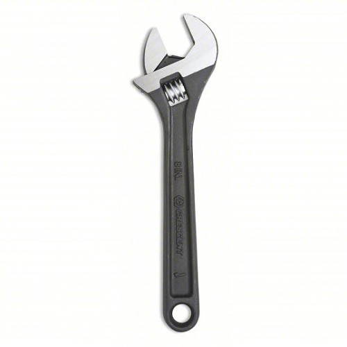 Apex® Crescent® AC124 Adjustable Wrench, 2.43 in Wrench Opening, 24 in Overall Length, Alloy Steel Jaw, Yes Measurement Scale Included, Alloy Steel, Satin Chrome