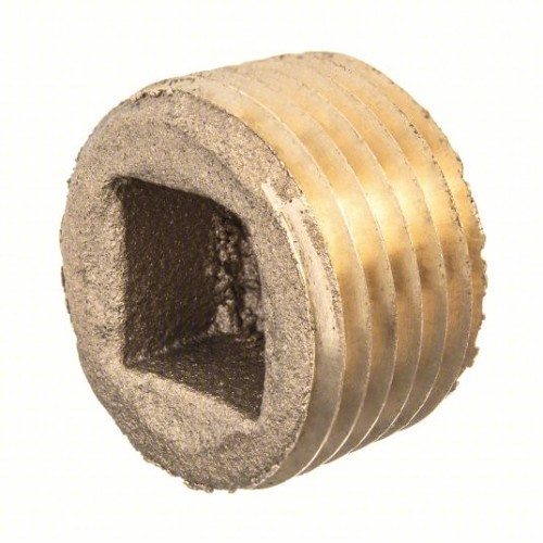 SM 200KKPLY Socket Pipe Plug, 1/8 in Nominal, FNPT, Brass